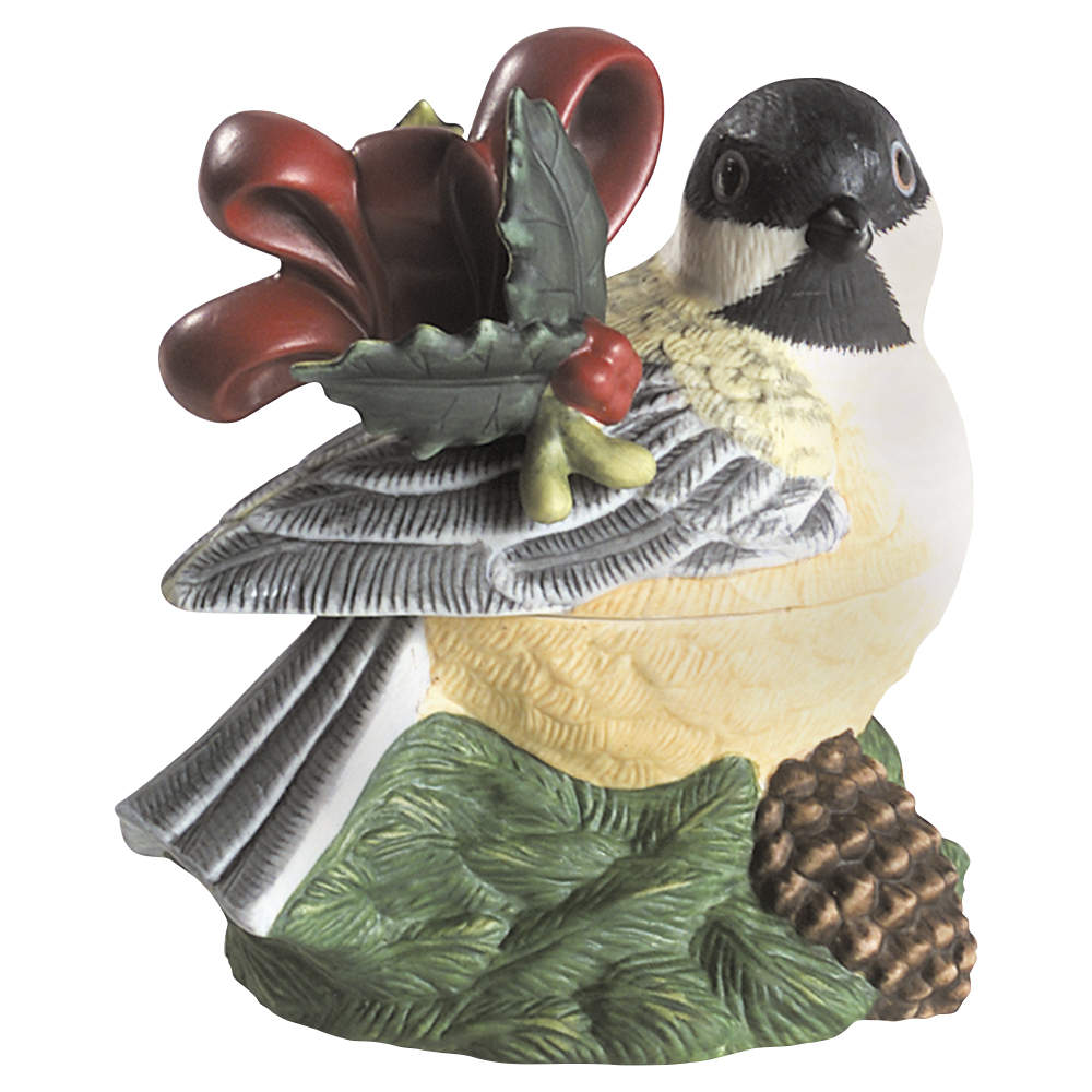 Winter Greetings Figural Sugar Bowl & Lid by Lenox-1