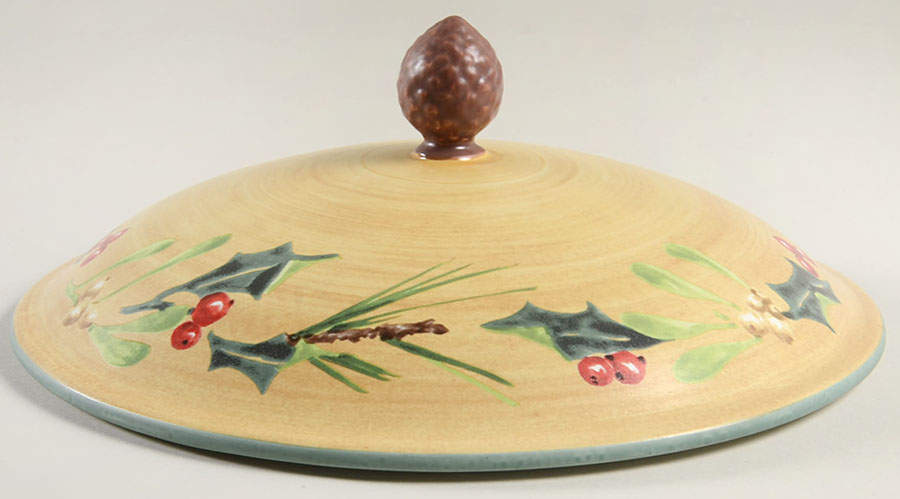 Winter Greetings 3 Quart Covered Round Baker, Lid Only by Lenox-1