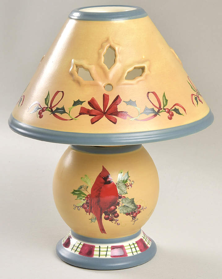 Winter Greetings Candle Lamp & Shade by Lenox-1