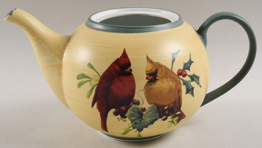 Winter Greetings Teapot No Lid by Lenox-1