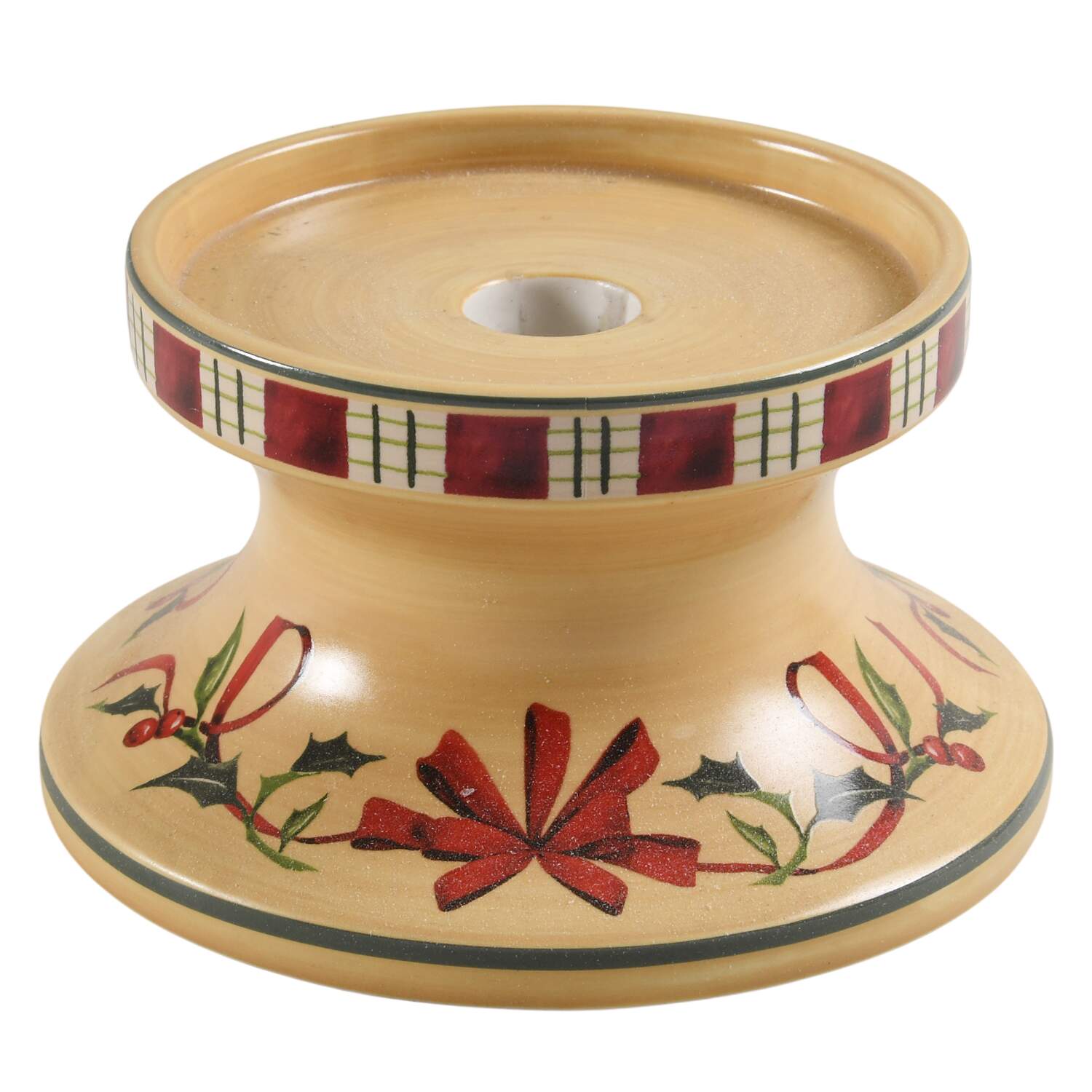 Winter Greetings Hurricane Lamp No Globe by Lenox-1