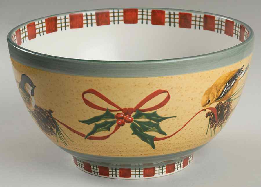 Winter Greetings 9" Salad Serving Bowl by Lenox-1