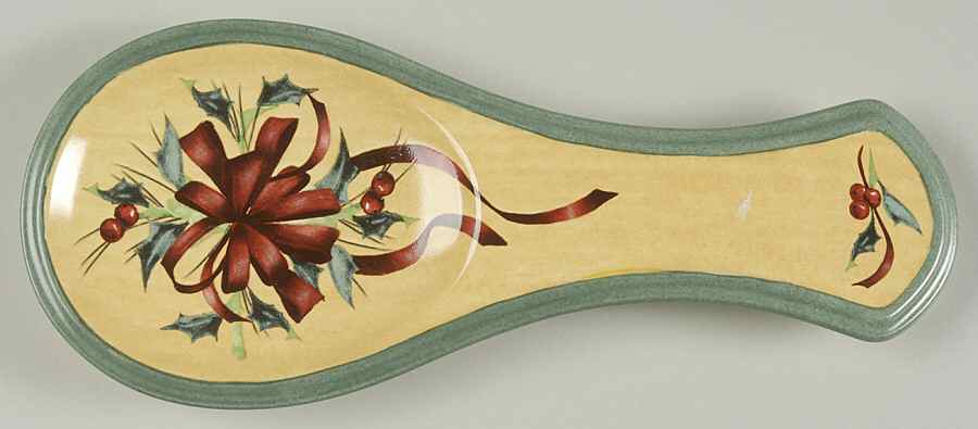 Winter Greetings Spoon Rest/Holder (Holds 1 Spoon) by Lenox-1