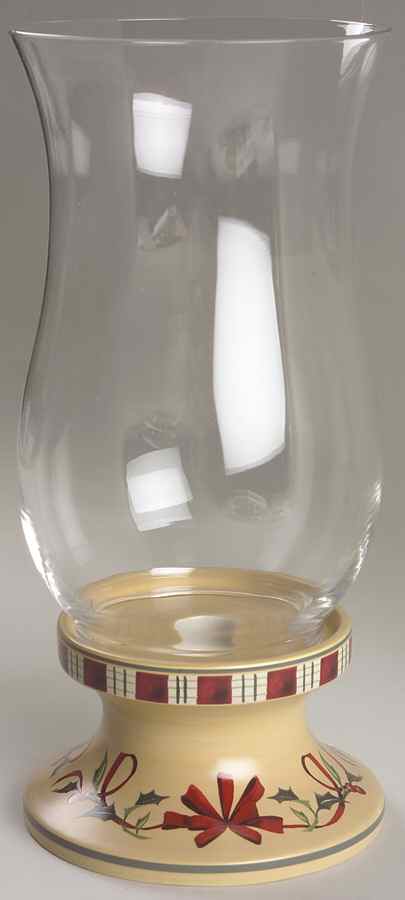 Winter Greetings Hurricane Lamp & Globe by Lenox-1