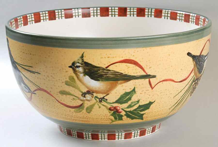 Winter Greetings 11" Large Salad Serving Bowl by Lenox-1
