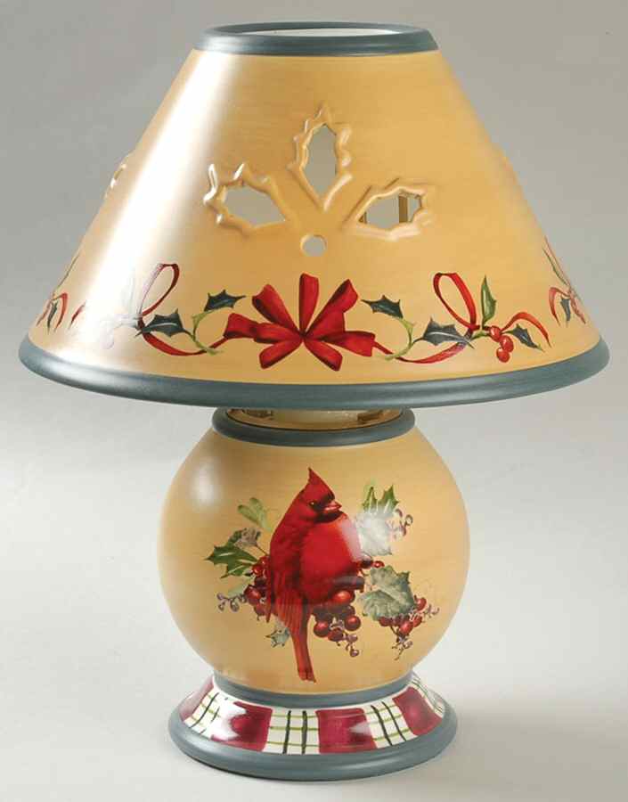 Winter Greetings Candle Lamp & Shade by Lenox-1