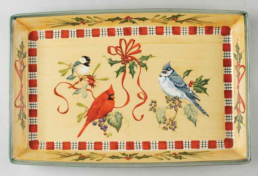 Winter Greetings 18" Rectangular Tray by Lenox-1