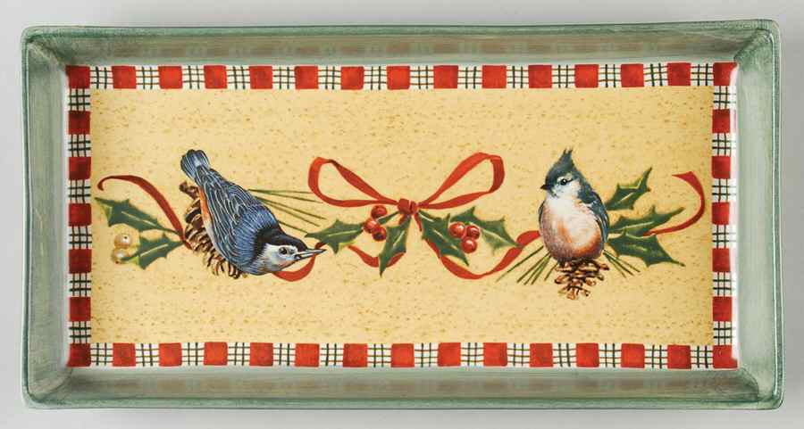 Winter Greetings 13" Rectangular Tray by Lenox-1