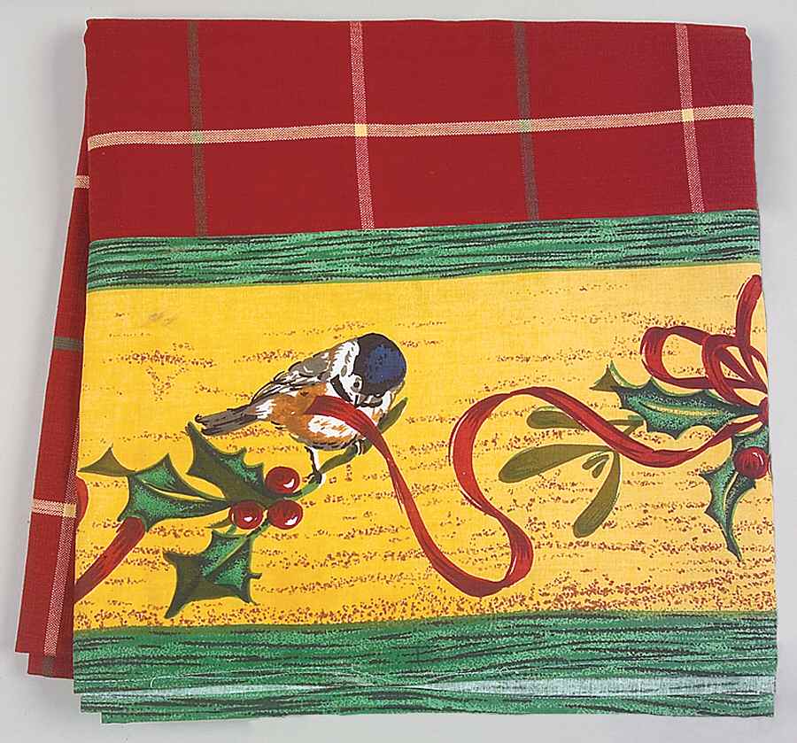 Winter Greetings 52" Square Tablecloth by Lenox-1