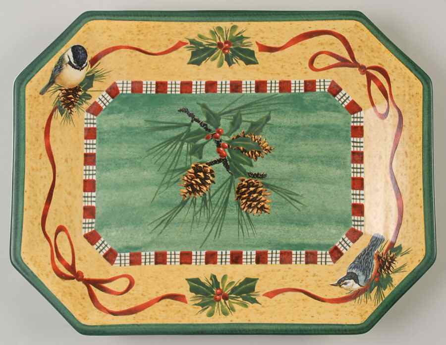 Winter Greetings 12" Octagonal Tray by Lenox-1