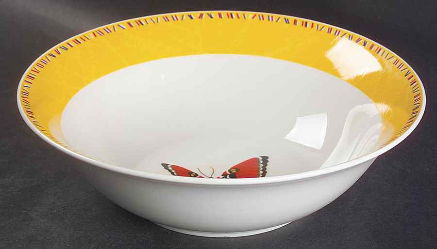 Maesto Yellow 9" Round Vegetable Bowl by Lynn's China-1