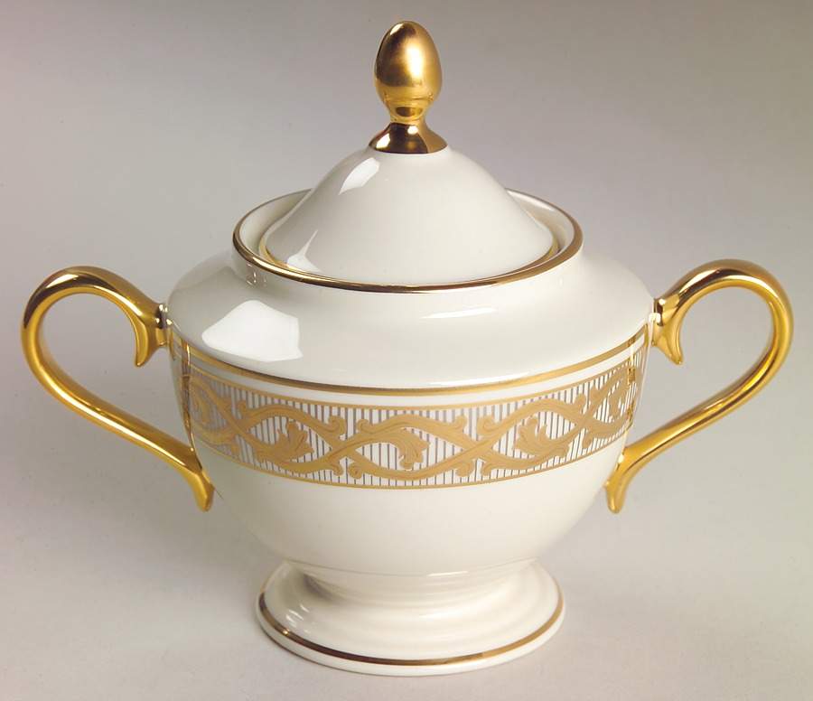 Haute Couture Sugar Bowl & Lid by Lenox-1