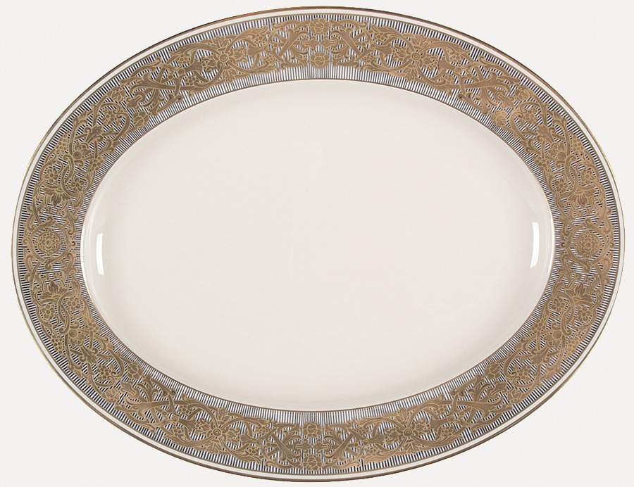 Haute Couture 16" Oval Serving Platter by Lenox-1