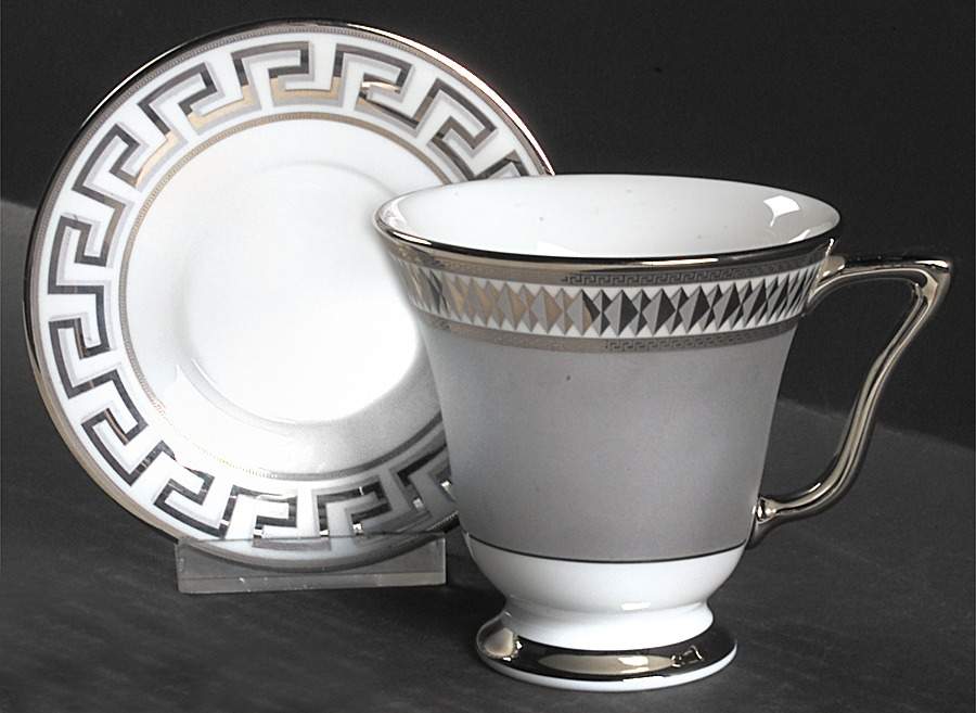 Millennia Footed Cup & Saucer Set by Lenox-1