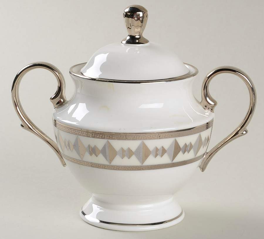 Millennia Sugar Bowl & Lid by Lenox-1