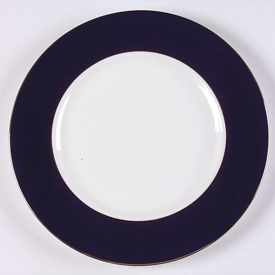 Federal Cobalt Platinum Accent Luncheon Plate by Lenox-1