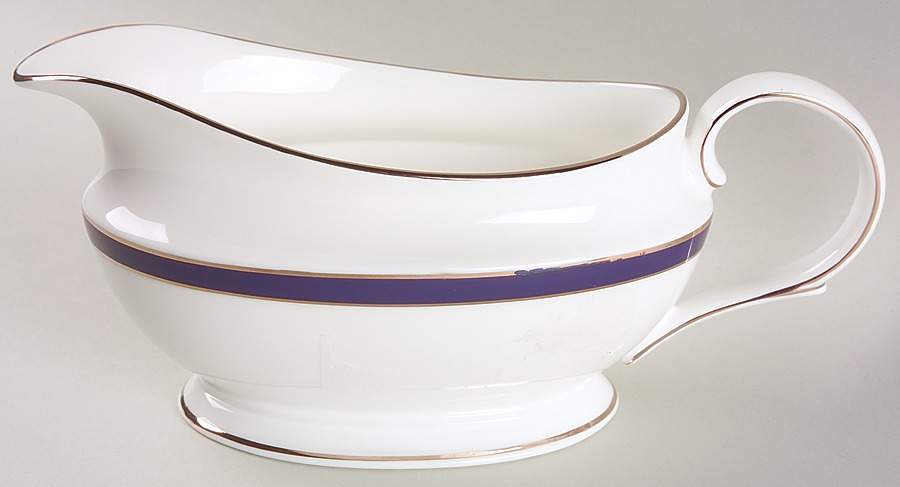 Federal Cobalt Platinum Gravy Boat by Lenox-1