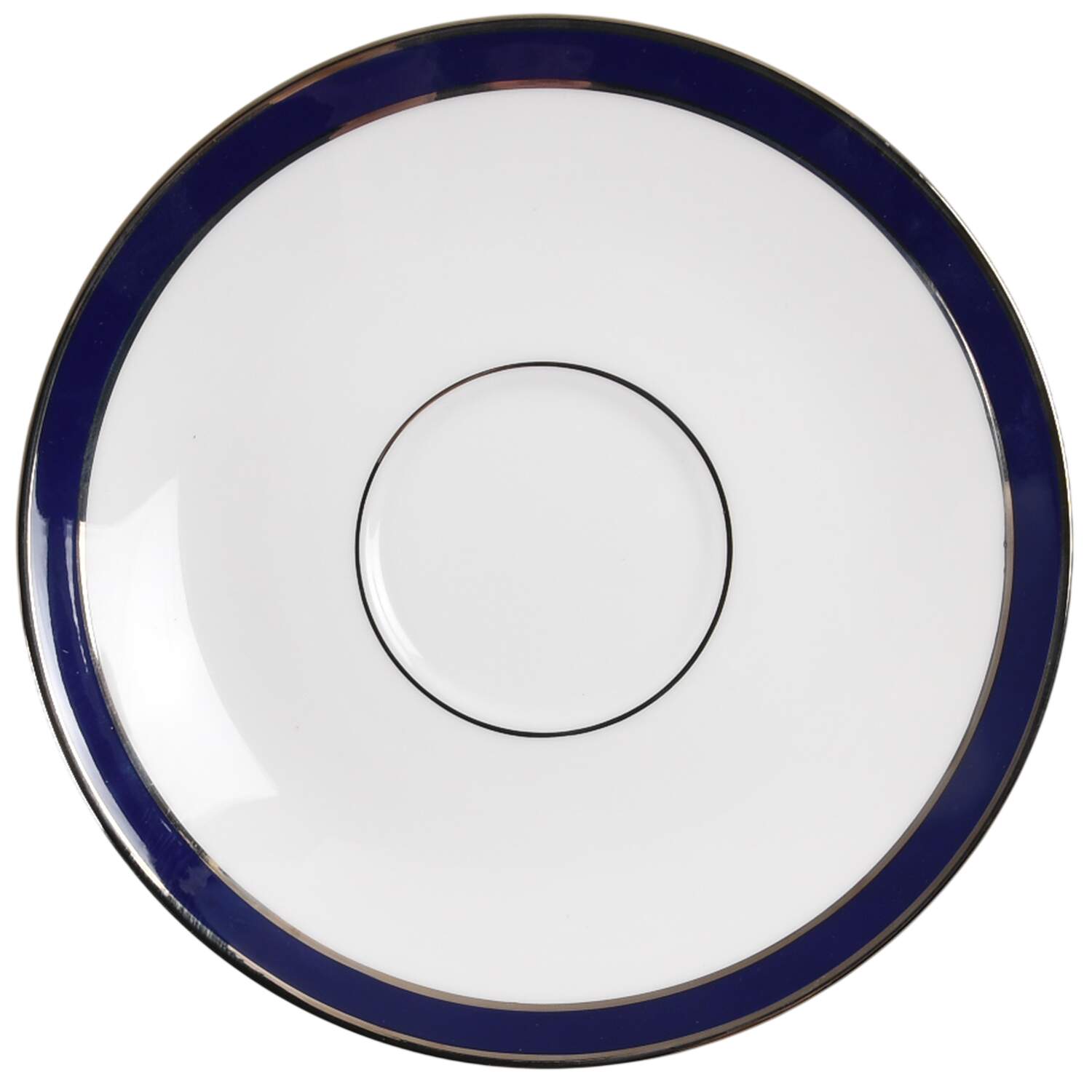 Federal Cobalt Platinum Saucer by Lenox-1