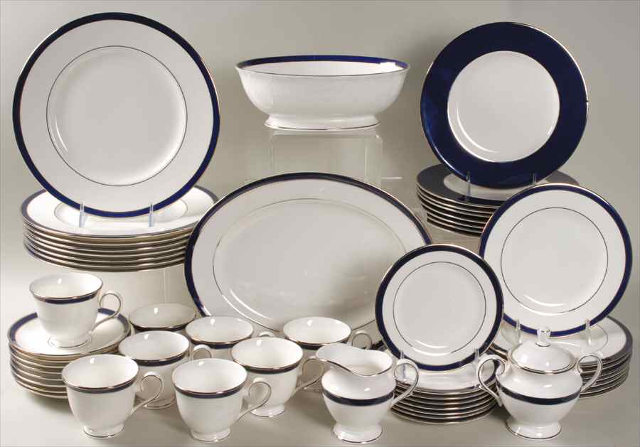Federal Cobalt Platinum 53 Piece Set by Lenox-1