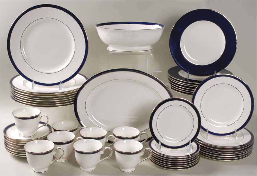 Federal Cobalt Platinum 50 Piece Set by Lenox-1