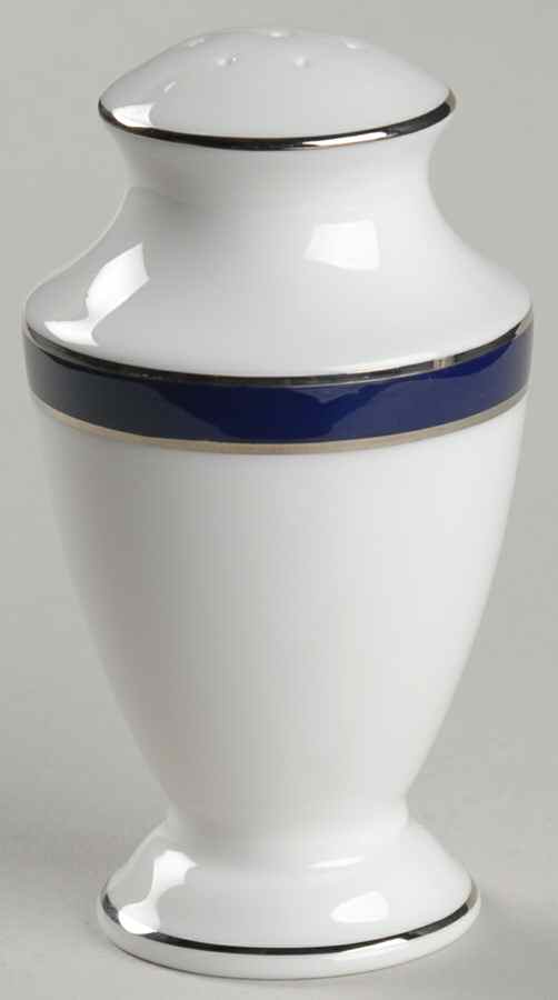 Federal Cobalt Platinum Salt Shaker by Lenox-1