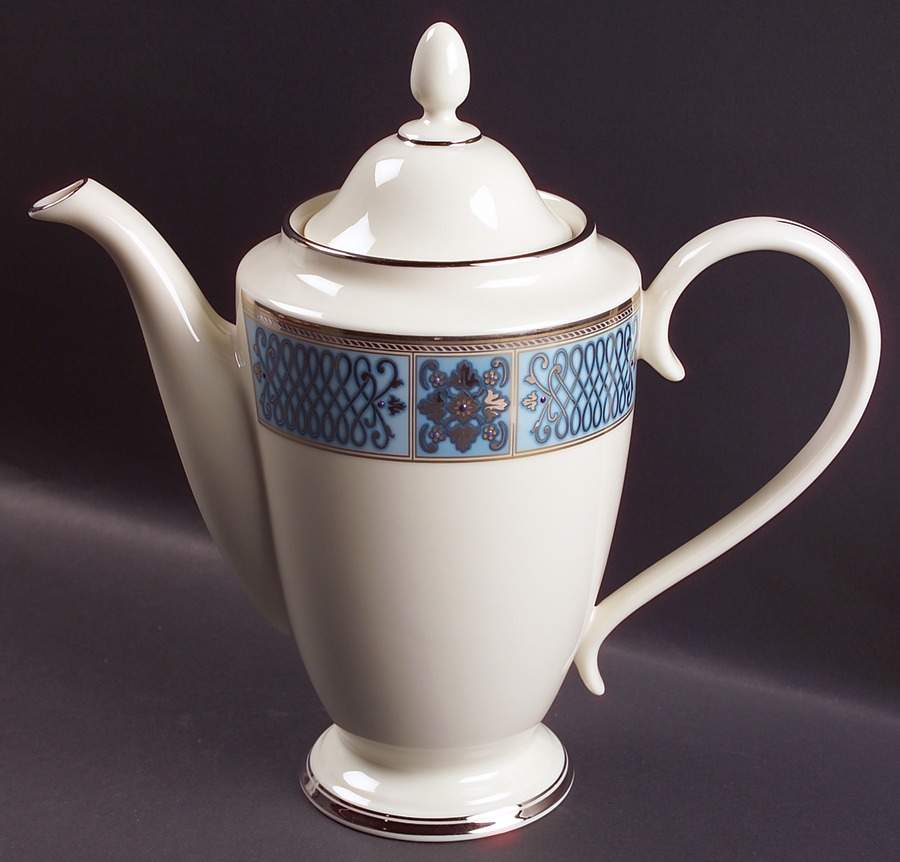 Jewels Sapphire 1999 Shape Coffee Pot & Lid by Lenox-1