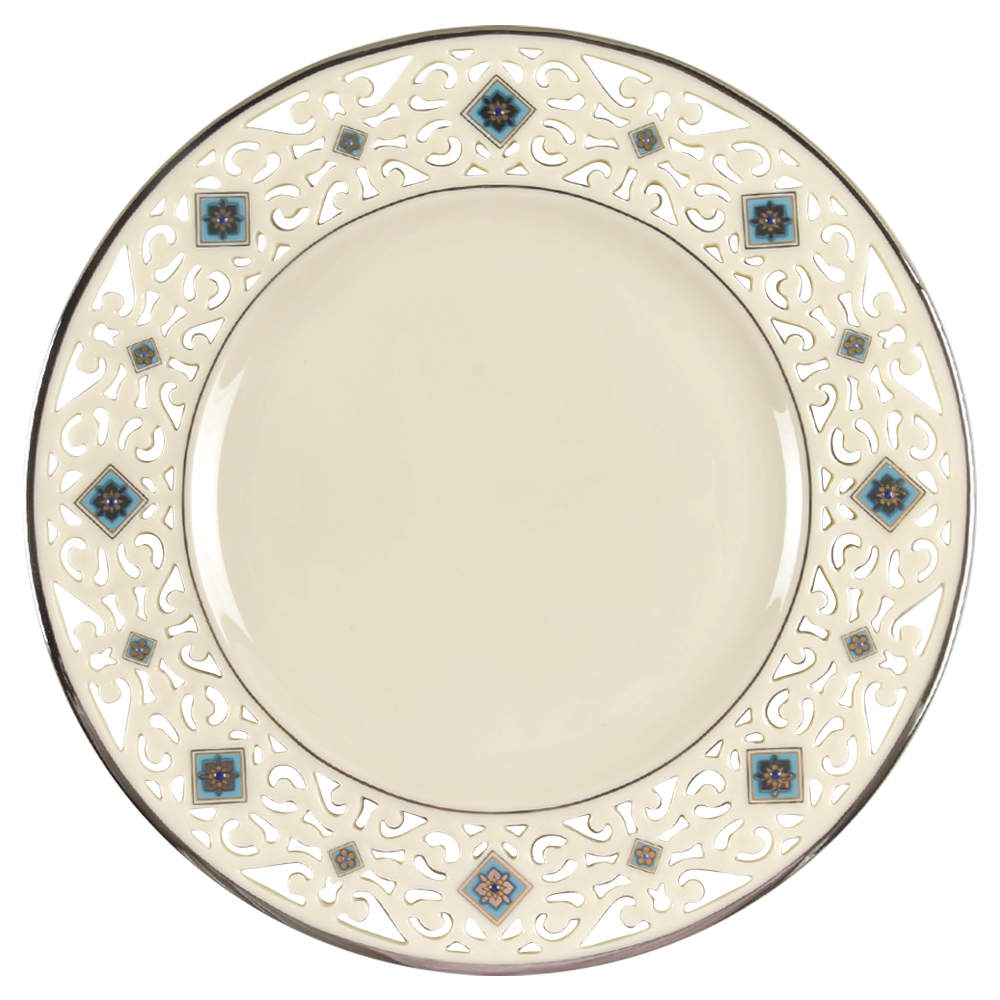 Jewels Sapphire Pierced Accent Luncheon Plate by Lenox-1