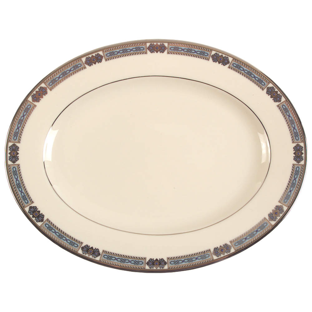 Jewels Sapphire 13" Oval Serving Platter by Lenox-1