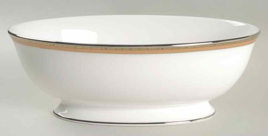 Kyoto 9" Oval Vegetable Bowl by Lenox-1