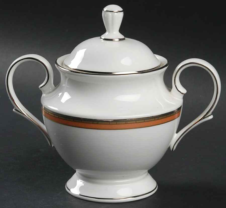Kyoto Sugar Bowl & Lid by Lenox-1