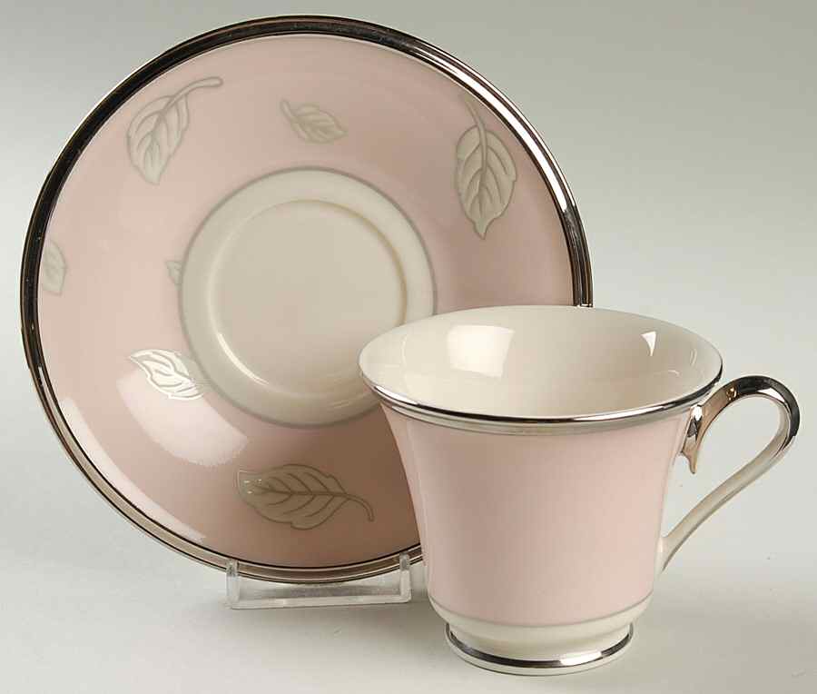 Opal Footed Cup & Saucer Set by Lenox-1