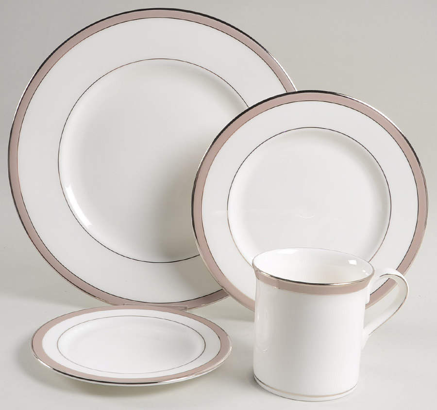 Onyx Frost 4 Piece Place Setting by Lenox-1
