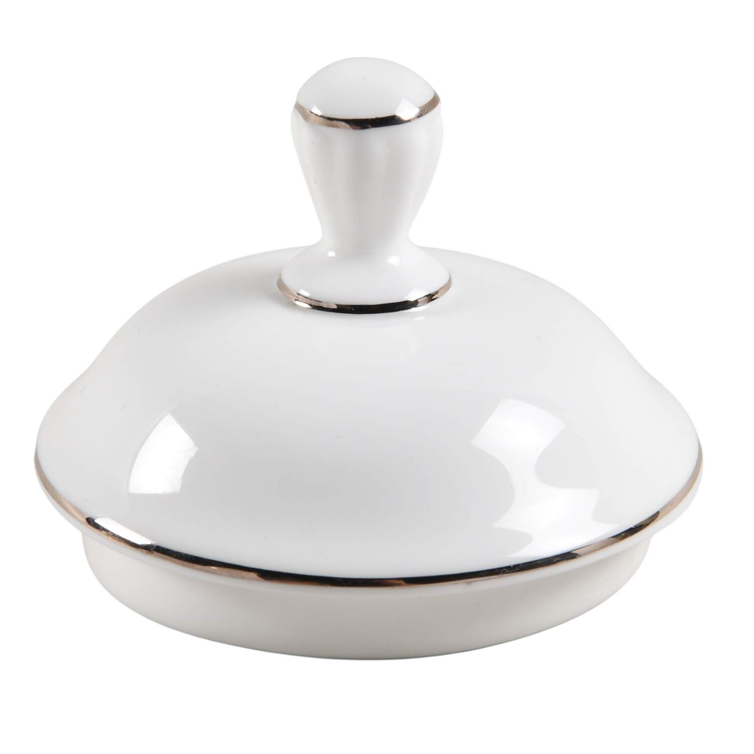Onyx Frost Lid for Sugar Bowl by Lenox-1