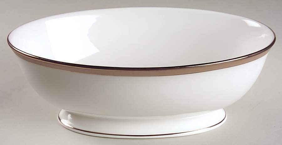 Onyx Frost 9" Oval Vegetable Bowl by Lenox-1
