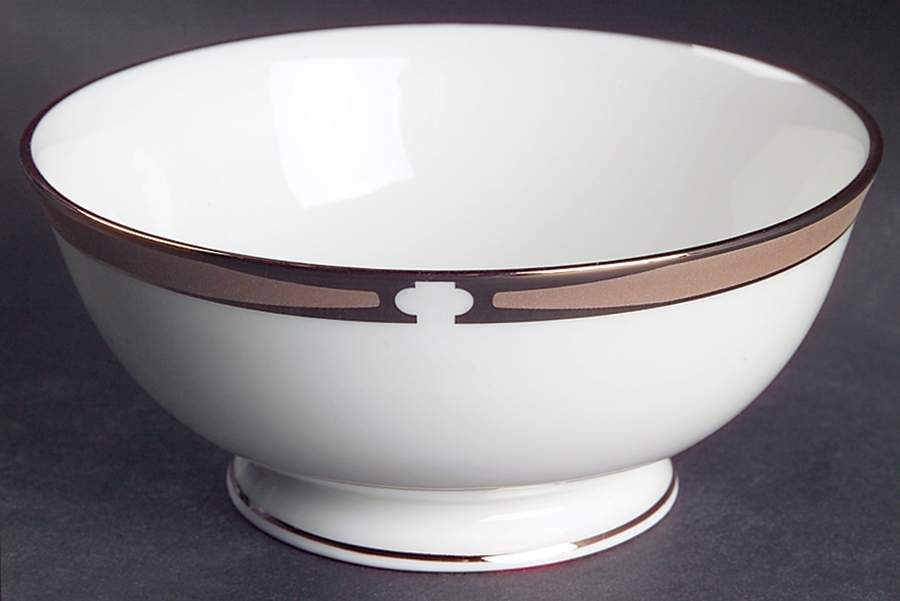 Onyx Frost Fruit/Dessert (Sauce) Bowl by Lenox-1