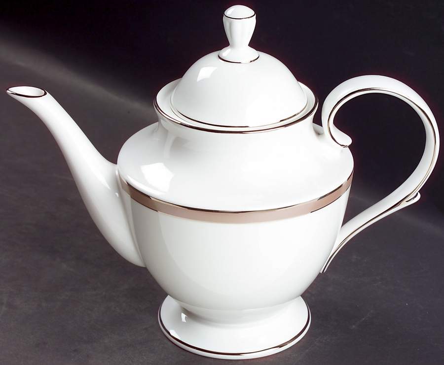 Onyx Frost Teapot & Lid by Lenox-1