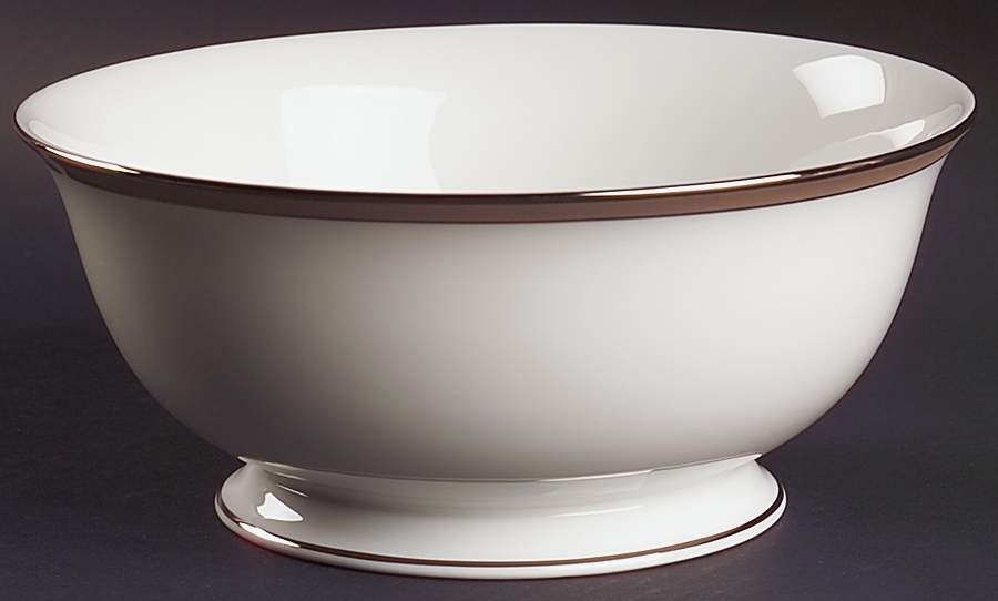 Onyx Frost 8" Round Vegetable Bowl by Lenox-1