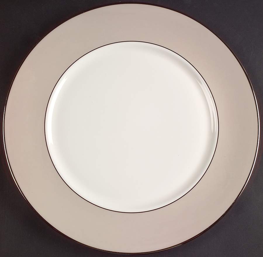 Onyx Frost Service Plate (Charger) by Lenox-1