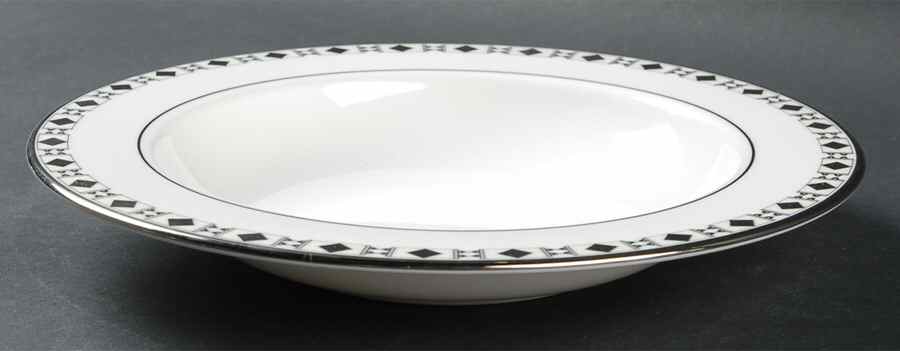 Prism Platinum 9" Soup/Pasta Bowl by Lenox-1