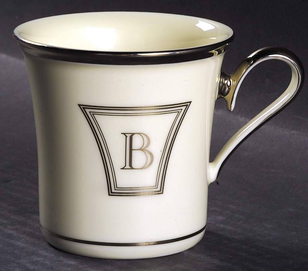 Solitaire Tempo Monogram Mug by Lenox-1