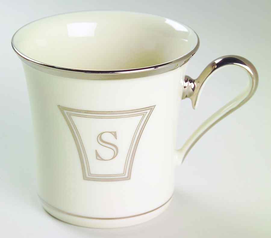 Solitaire Tempo Monogram Mug by Lenox-1