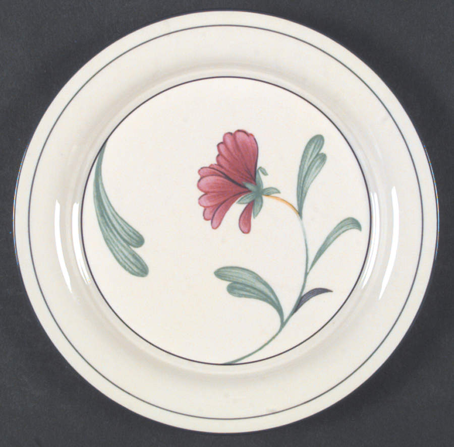 Poppies On Blue Botanical Salad Plate by Lenox-1