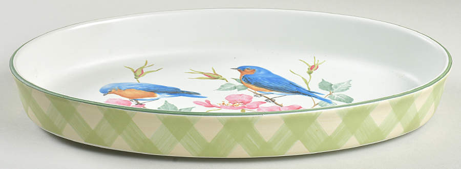 Summer Greetings  13'' oval baker by Lenox-1