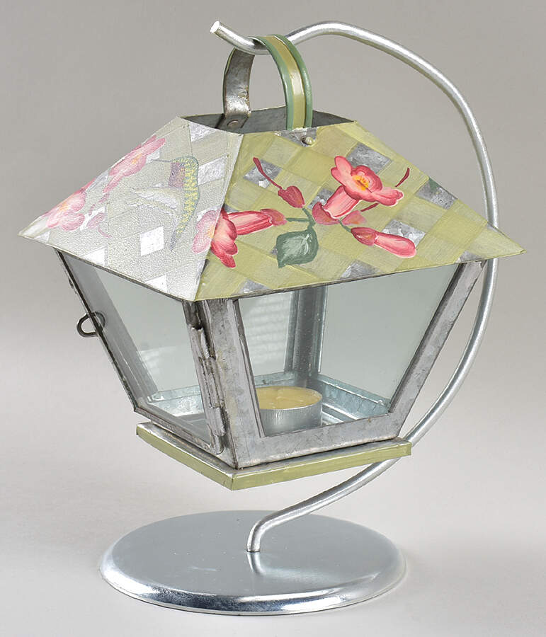 Summer Greetings  Hanging Metal Votive with Stand by Lenox-1