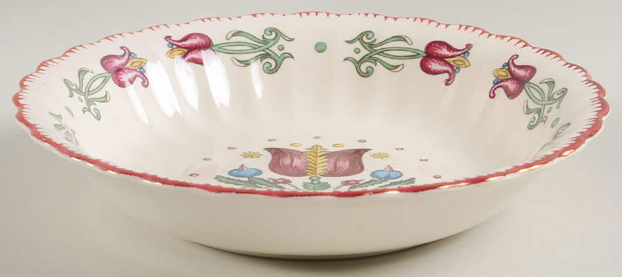 Old Dutch Coupe Soup Bowl by Limoges-American-1