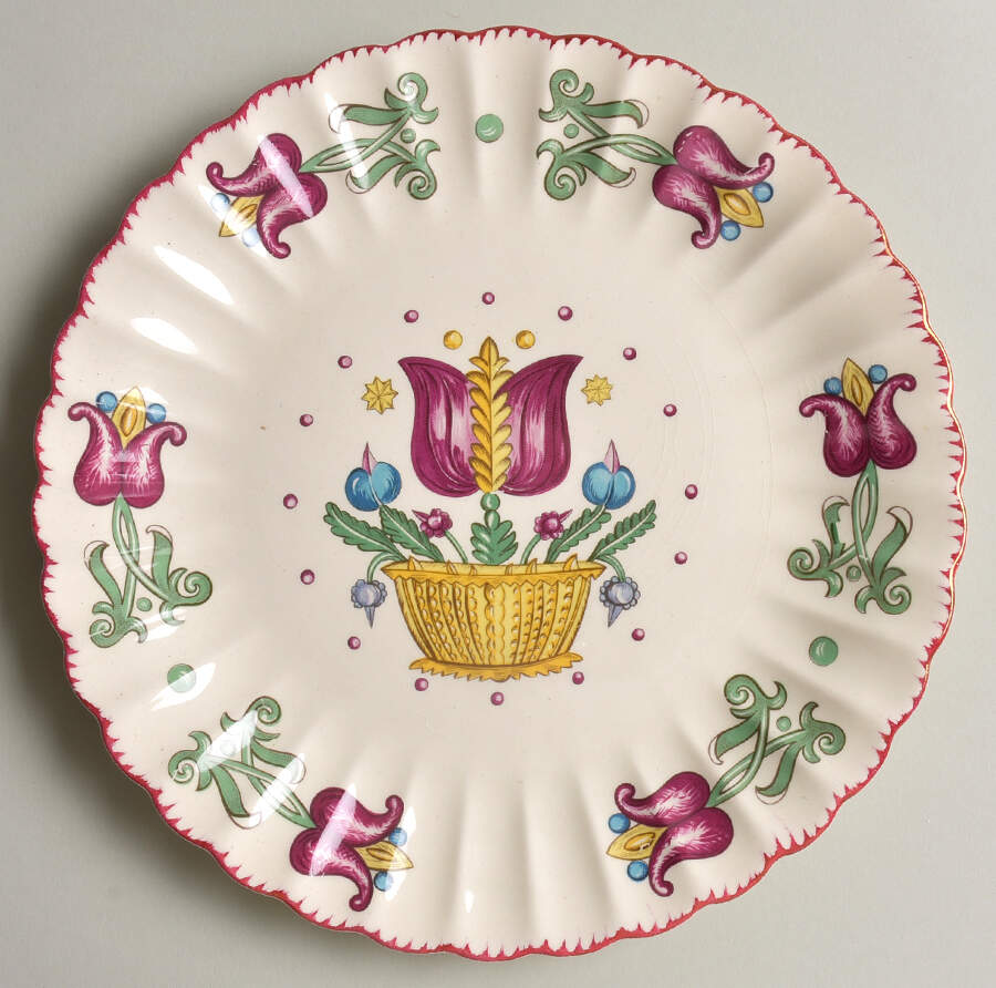 Old Dutch Luncheon Plate by Limoges-American-1