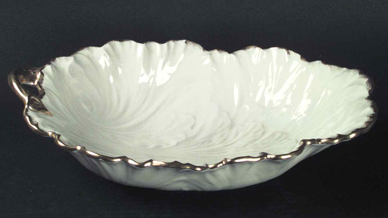 Goldleaf Collection 14" Large Salad Serving Bowl by Lenox-1