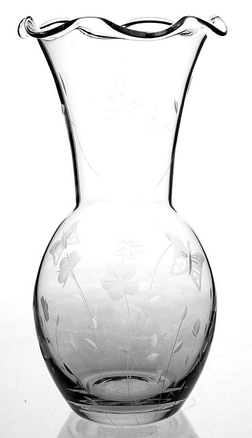 Butterfly Meadow 10" Glassware Vase by Lenox-1