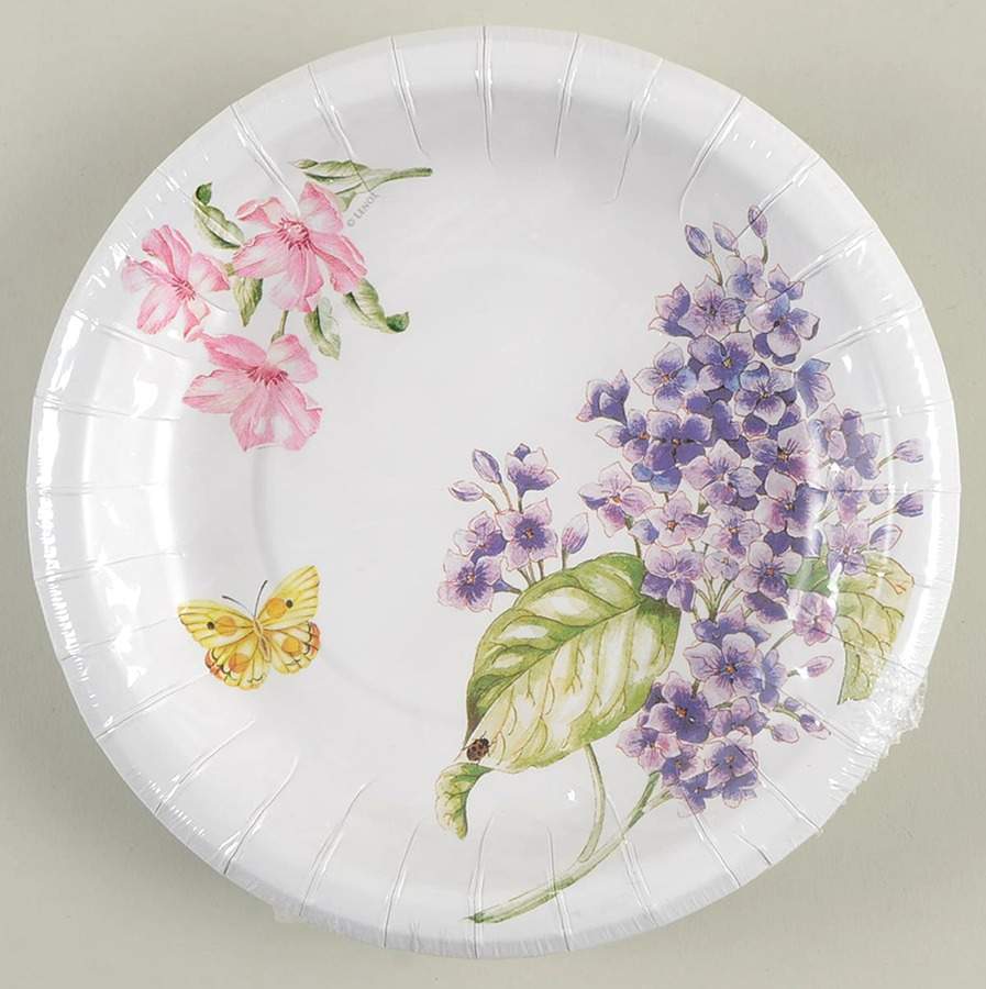 Butterfly Meadow (Pack of 16) Paper Luncheon/Dessert Plates by Lenox-1