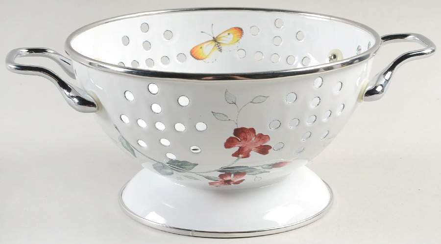 Butterfly Meadow Metal Colander by Lenox-1